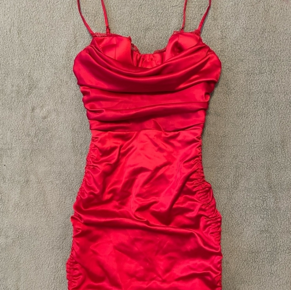 Oh Polly Red Mini Dress